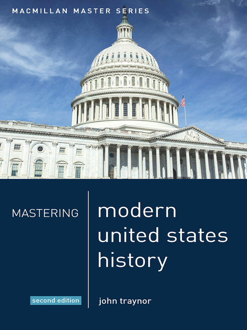 Cover image for Mastering Modern United States History